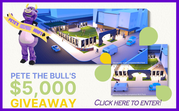 Enter Pete the Bull's $5,000 Giveaway